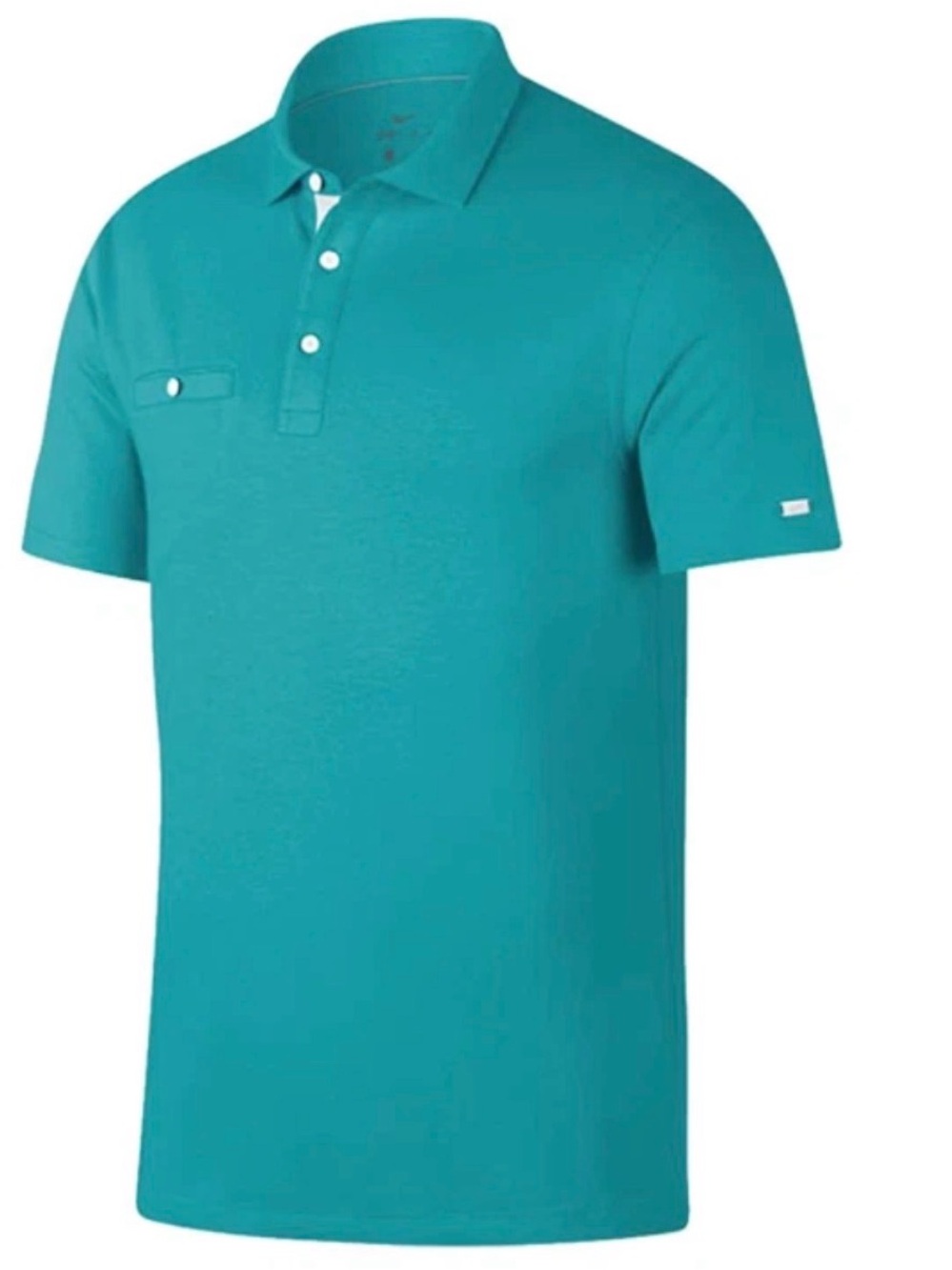 Nike Dri-Fit Player Solid OLC Blue Green Abyss Golf Polo Size S $85